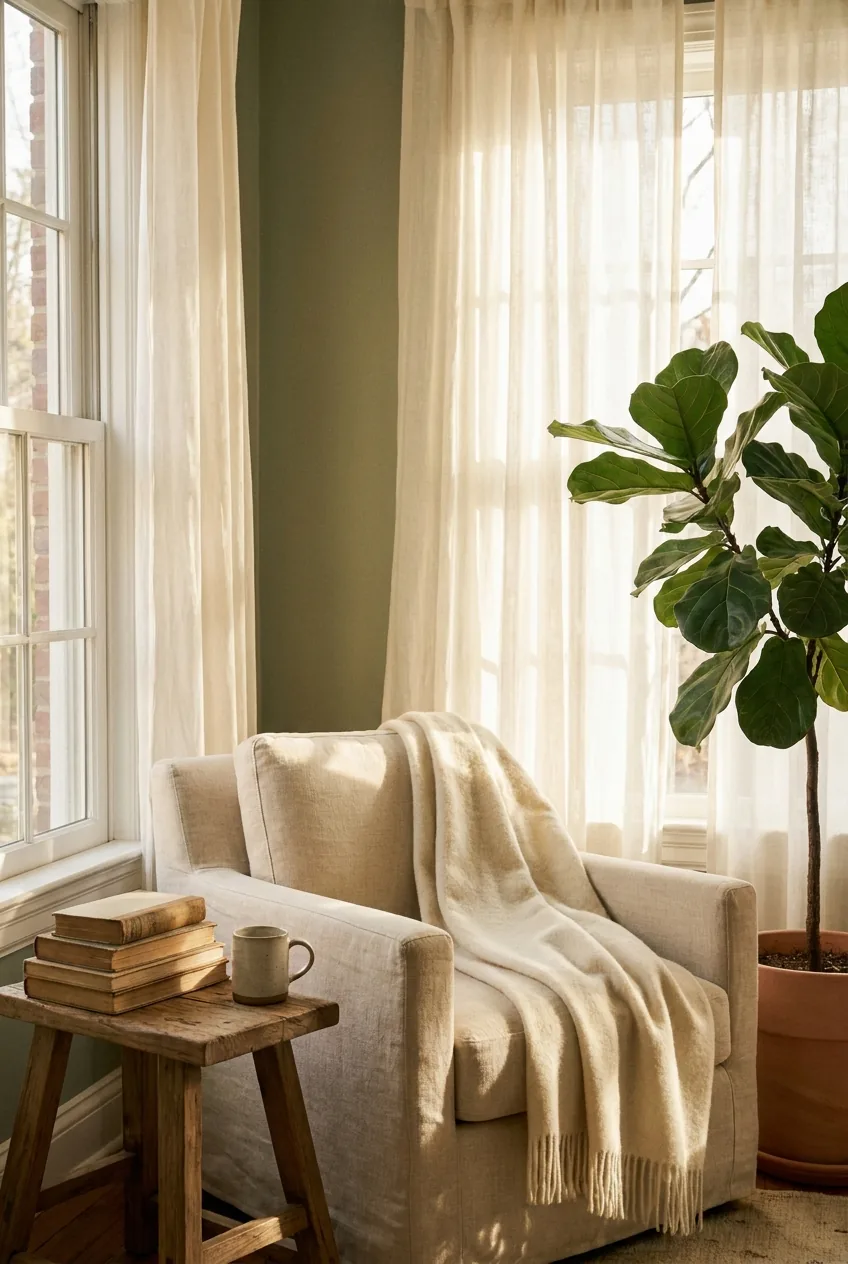 A calm, welcoming corner of Robin's counseling space